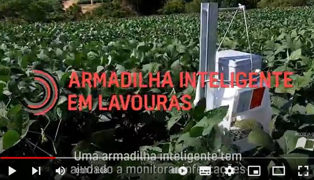 Armadilha inteligente em lavouras