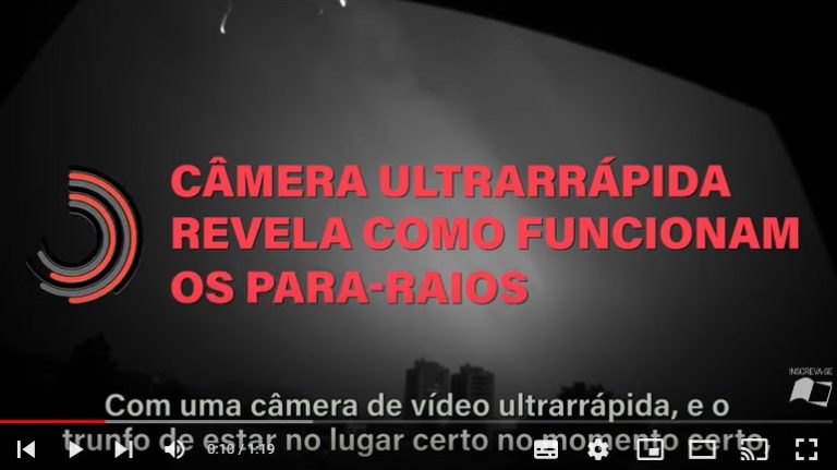 Câmera ultrarrápida revela como funcionam os para-raios
